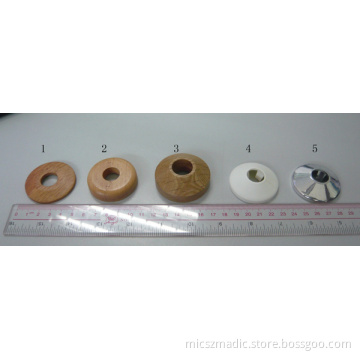 Wood, Chrome Plastic Radiator Pipe Rose